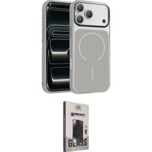Nuveden Ieg™ Iphone 17 Pro Kılıf Kıvılcım Klasik - Siyah Bilvis Hayalet Cam Ekran Koruyucu