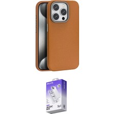 Nuveden Ieg™ Iphone 15 Pro Max Kılıf Zirve Modern Prime - Siyah Bilvis 5in1 3D Magic Cam Ekran Koruyuc