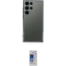 Nuveden Ieg™ Galaxy S24 Ultra Kılıf Vadi Minimal - Siyah Durable Full Glue Curved Cam