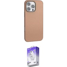 Nuveden Ieg™ Iphone 16 Pro Max Kılıf Zirve Modern Prime - Siyah Bilvis 5in1 3D Magic Cam Ekran Koruyuc