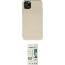 Nuveden Ieg™ Iphone 11 Pro Max Kılıf Ahenk Serisi - Siyah 20D Premium Cam Ekran Koruyucu