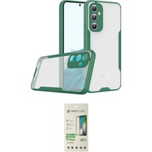 Nuveden Ieg™ Galaxy A14 4g Kılıf Atlas Asil Serisi - Siyah 20D Premium Cam Ekran Koruyucu