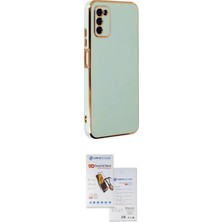 Nuveden Ieg™ Galaxy A03S Kılıf Yankı Serisi - Siyah Seramik Nano Ekran Koruyucu
