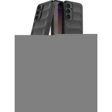Nuveden Ieg™ Galaxy A07 4g Kılıf Atlas Koleksiyonu - Siyah 3D Antistatik Hayalet Cam Ekran Koruyucu