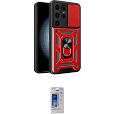 Teknoparkx Ieg™ Galaxy S24 Ultra Kılıf Ahenk Klasik - Siyah Durable Full Glue Curved Cam Tknprk-Tkaks3