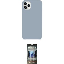 Nuveden Ieg™ Iphone 11 Pro Kılıf Zirve Modern Özel Seri - Siyah 34D Hayalet Izgaralı Cam