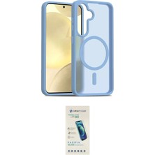 Nuveden Ieg™ Galaxy S24 Kılıf Siluet Minimal Prime - Şeffaf Pasifik Cam Ekran Koruyucu