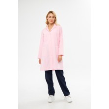 Orange Safety Alpaka Kumaş Öğrenci Önlüğü Pembe