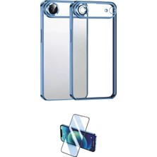 Nuveden Ieg™ Iphone 17 Air Kılıf Vadi Minimal - Siyah 3D Antistatik Cam Ekran Koruyucu