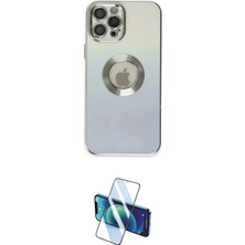 Teknoparkx Ieg™ Iphone 12 Pro Kılıf Kutup Yansıma Özel Seri - Siyah 3D Antistatik Seramik Nano Ekran Ko