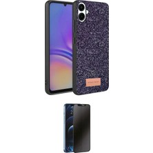 Teknoparkx Ieg™ Galaxy A07 4g Kılıf Vadi Klasik Serisi - Siyah 3D Antistatik Hayalet Cam Ekran Koruyucu Tk