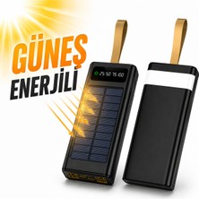 Moxti 30.000MAH Solar Powerbank – 4xusb-A, Qualcomm 3.0 Hızlı Şarj, Dahili Lightning & Usb-C