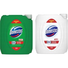 Domestos Çamaşır Suyu 3240 ml Çam Ferahlığı ve Ultra Beyaz Yoğun Kıvamlı Temizlik Seti
