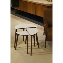EG Home Roma 3'lü Zigon Sehpa %100 Mdf