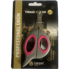 Lionpet Lion Pet Orta Boy Tırnak Makası Çelik Uçlu Kedi ve Köpekler İçin Hassas Kullanım ve Rahat Kesim
