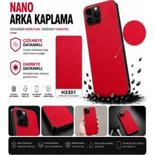 Biemtek Vestel Venüs Z10 Uyumlu H3301 Parlak Kırmızı Deri Serisi 3m Arka Kaplama