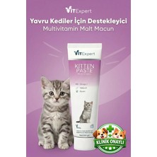 Vitexpert Kitten Paste Yavru Kediler Için Multi Vitamin Bağışıklık Kas Gelişimi Destekleyici Malt Macun 100 Gr