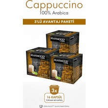 Mahmood Coffee Mahmood Dolce Gusto Cappuccino Kapsül Kahve 16 Adet x 3 Kutu