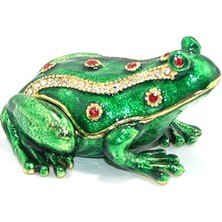 Ttt Swarovski Taşlı Tekli Kurbağa Model 1