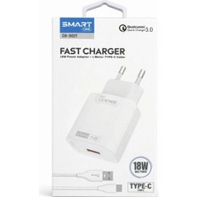 Smartone CH-902T 18W Hızlı Şarj Aleti + Type-C Kablo (Qc 3.0