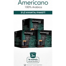 Mahmood Coffee Mahmood Dolce Gusto Americano Kapsül Kahve 16 Adet x 3 Kutu