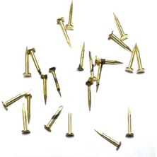 MiraLive Klips, Menteşe, Ayağı Çivisi 9mm Çelik - Sarı 100GR