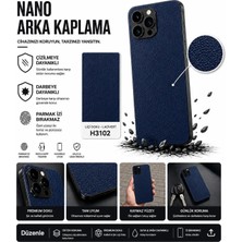 Biemtek 3m Küçük Desen Deri Lacivert Arka Kaplama Vivo V50 Lite