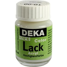 Deka Colorlack Fırınlanabilen Seramik Boyası 25 Ml. Glanzlack (Parlak Vernik)