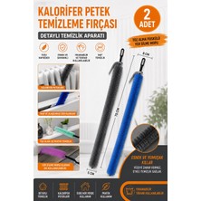 Neler Geldi Neler Kalorifer Petek Temizleme Fırçası 70 cm 2 Adet Esnek Radyatör Temizlik Fırçası Toz Alma Aparatı Yer Silme Mopu
