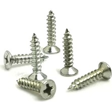 Aslanoğlu Store Klips, Menteşe, Ayak, Ağaç, Sunta Vidası 3X13 mm - Nikel 100 Adet
