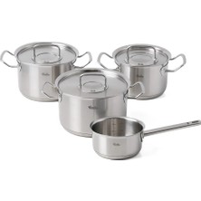 Fissler Original Profi Collection Metal Kapak 4 Parã§a Tencere Seti - Kalın Tabanlı, Indüksiyon Uyum