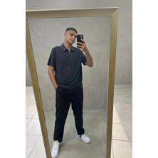 Fırfır Moda Modal Yakalı Tshirt