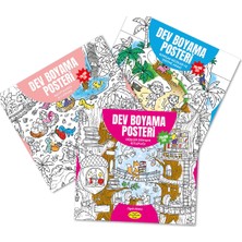 Melimelek Dev Boyama Posteri 3'lü Set 2 70X100