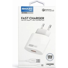 Smartone 18W Lightning Şarj Adaptörü+Kablo Qc 3.0)