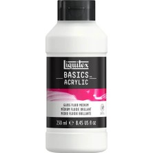 Liquitex Basics Gloss Fluid Medium Parlak Akışkanlık Arttırıcı Medyum 250 ml