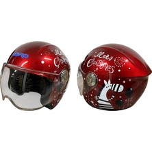 Nero Çocuk Kask Çenesiz 601 Kırmızı