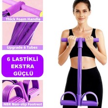 Mrt Bilişim Pedallı Spor Aleti 6 Lastikli Ekstra Güçlü Kol Karın Kası Body Trimmer Dayanıklı Yapı