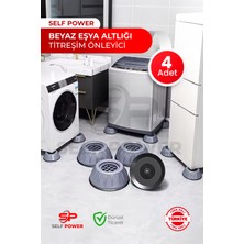 Beyaz Eşya Altlığı Ayağı 4 Adet Çamaşır Bulaşık Makinası Buzdolabı Yükseltici ve Titreşim Önleyici