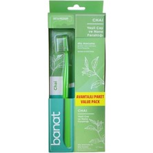 3 Adet Banat Chai Set Diş Fırçası + Diş Macunu 50 ml