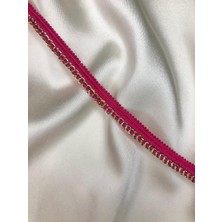 Ezel-In Tekstil Aksesuarları, Dekoratif Simli Biye Şerit, 25 Metre, KOD-P417