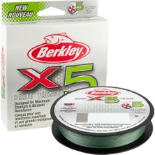 Berkley X5 Ip Olta Misinası Low-Vıs GREEN-0.14MM - 300MT - 6.8kg