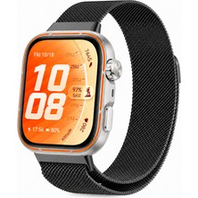 Sneezy Huawei Watch Fit 5 Pro Uyumlu Milanese Örgü Metal Mıknatıslı Ayarlanabilir Kordon