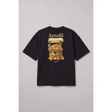 Gothamvibes Amalfi Oversize Siyah T-Shirt