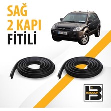 B&M Kauçuk Hyundai Tucson (2004-2009) Sağ Ön ve Arka Kapı Fitili BM03262