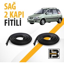 B&M Kauçuk Hyundai Matrix (2001-2005) Sağ Ön ve Arka Kapı Fitili BM03306