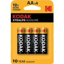 Kodak Xtralife Alkalin Kalem Pil 4'lü