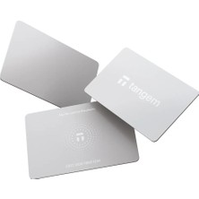Tangem Wallet Beyaz Stealth Edition Kripto Para Cüzdanı (Nfc-Soğuk Cüzdan)(3'lü Paket) - White