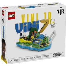 4 Adet LEGO Editions Vini Jr. Unutulmaz Futbol Anları 43027
