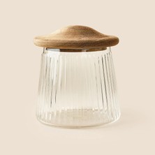 Luca Mia Mia Mushroom Cam Kavanoz - Şeffaf - 650 ml