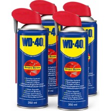 Wd-40 Çok Amaçlı Genel Koruyucu Yağlayıcı Pas Sökücü Sprey 350 ml Kobra Başlık 4 Adet
